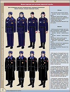 Форма полиции для несения наружной службы: для сотрудников, имеющих специальное звание полиции