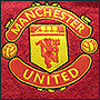Embroidery on a terry towel Manchester United Football Club