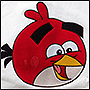 Embroidered image Angry bird on a jacket