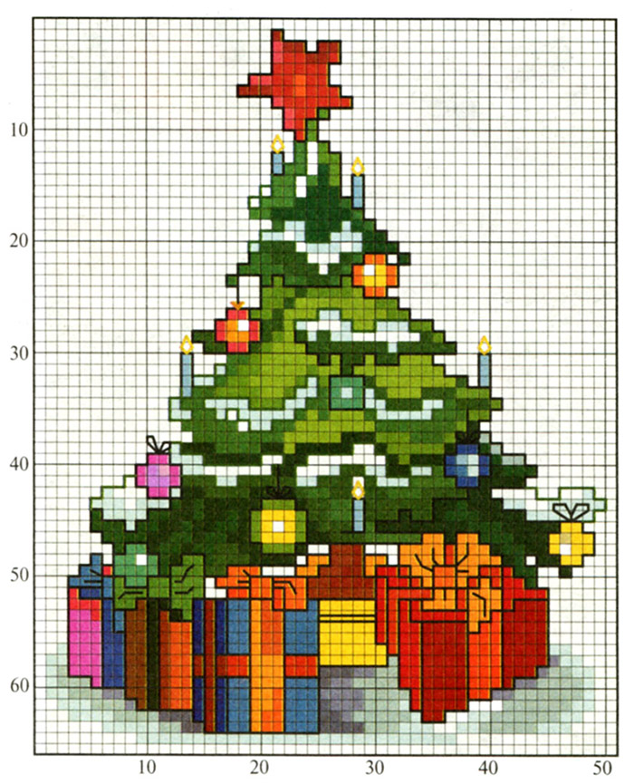 Подарки к новому году вышивка
