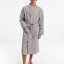 Халат вафельный Kimono, светло-серый