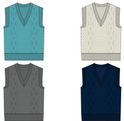 Жилет оверсайз на заказ Tricksy Terra Grand, акрил