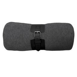 Плед  "Belt"; белый; 130 х 180 см; 100% акрил, с поясом