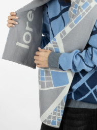 Шарф на заказ Tricksy Classic Net, L, полушерсть