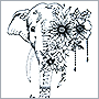Вышивка слона