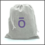 Машинная вышивка логотипа на мешочке