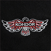 Машинная вышивка логотипа Kondor на полотенце
