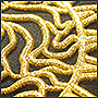 3D вышивка золотой нитью