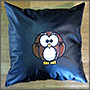 Embroidery on the auto-pillow