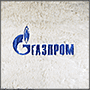 Photo embroidery on the rug Gazprom logo