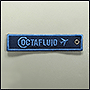 Вышитый брелок с логотипом Octafluid. Фото