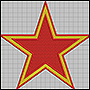 Дизайн машинной вышивки звезды