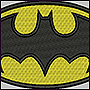Дизайн машинной вышивки Бетмена