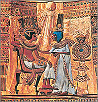 Тутанхамон с женой