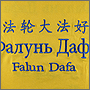 Вышитый логотип на футболке Фалунь Дафа на заказ