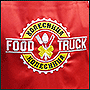 Фото вышивки логотипа на фартуках Food Truck