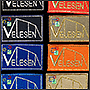 Нашивки с логотипом Velesen на нейлоне