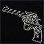 Фото вышивки пистолетов на футболке