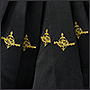 Вышивка на галстуках на форму охранника для ЧОП Альфа-Информ