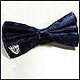 Машинная вышивка на галстуках-бабочках логотипа Студенческого Совета ИСА МГСУ