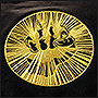 Вышивка на мужской толстовке золотой эмблемы Gazgolder