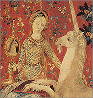 Дама с единорогом: французский гобелен 1484-1500 годов