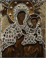 Вышитая камнями икона Владимирской Божьей Матери, Оружейная палата Кремля