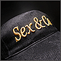 Gold embroidered caps Sex&Co