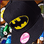 3D embroidery of the Batman emblem on a snake