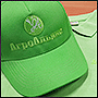 Embroidery on the cap and polo of the AgroAlliance logo