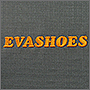 Фото вышивки на крое для обуви логотипа Evashoes