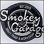 Чёрная нашивка Smokey Garage