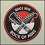 Круглая нашивка Rock of Ages