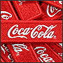 Красная нашивка Coca Cola