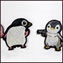Нашивки на сувениры с пингвинами