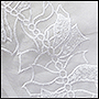 Фото вышивки узора на органзе крупным планом