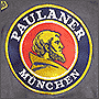 Photo embroidered logo of beer Paulaner Munchen
