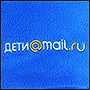 Вышить логотип на пледе Дети@mail.ru
