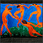 Идеи. Вышивка на подушке картины Анри Матисса Танец II