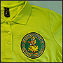 Фото вышивки на поло логотипа Duckstar's