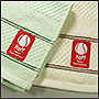 Логотипы на махровых полотенцах Hoff