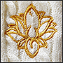 Вышивка цветов на вязаном