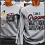 3D embroidery on the sweatshirts for the bride and groom