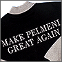 Фото одежды с вышивкой Make pelmeni great again