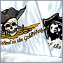 Вышивка флажков с пиратами