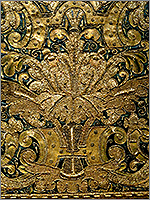 Деталь церковного облачения, вышивка золотом. Приблизительно 1625 год