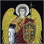 Церковная вышивка архангела Михаила