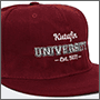 Вышивка на кепке логотипа Kutafin university