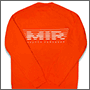 Вышивка логотипа группы компаний МИР на кофте