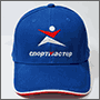 Машинная вышивка на кепке логотипа Спортмастер